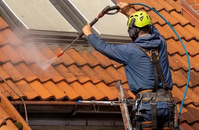 Démoussage et hydrofuge de toiture à Quistinic